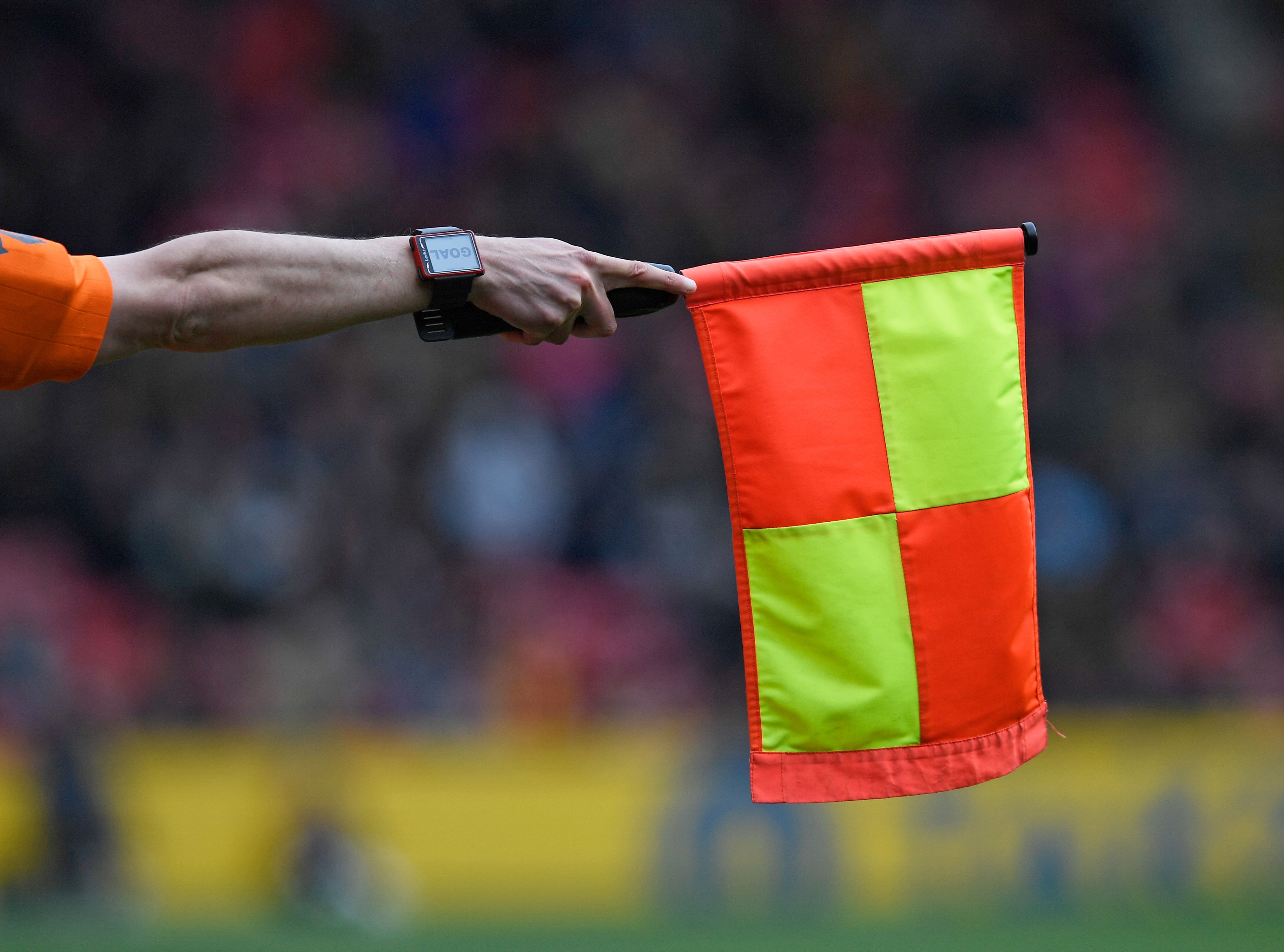 Assistant referee flag