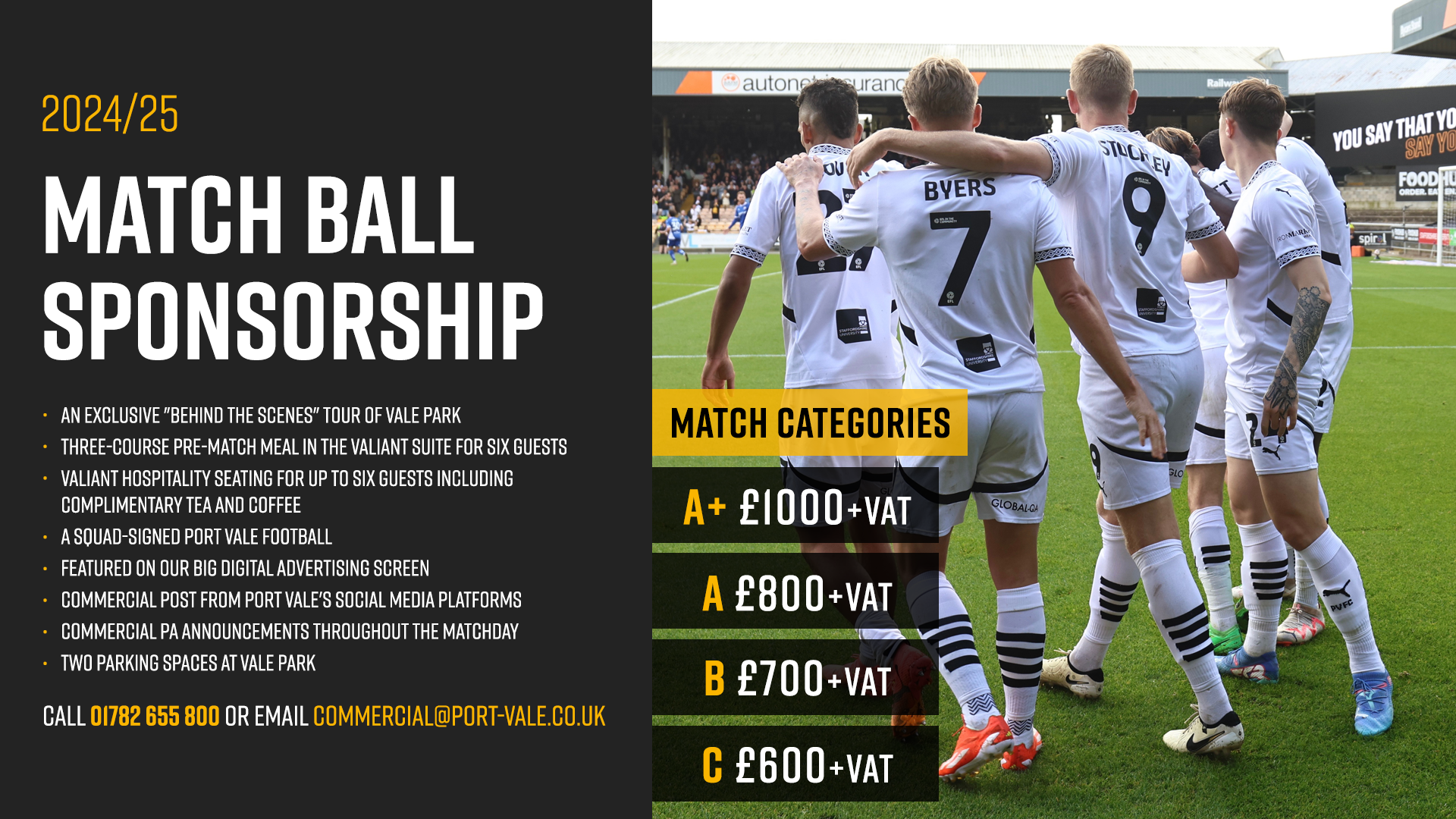 Match Ball Sponsorship