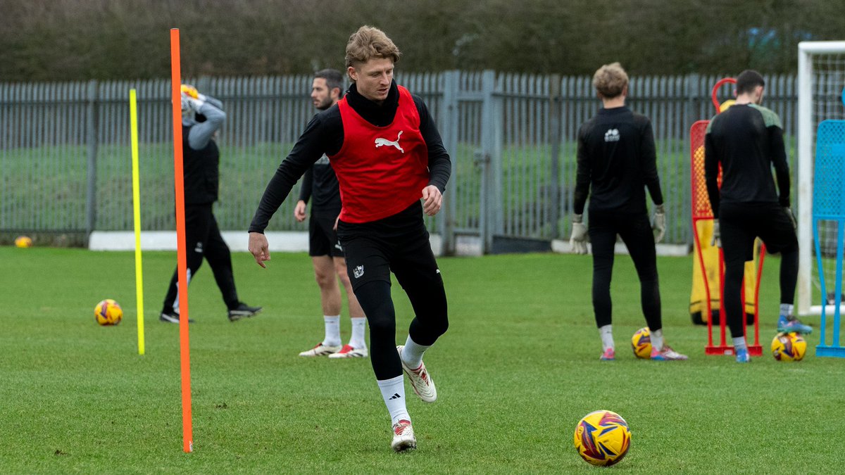 George Byers returns to training after injury