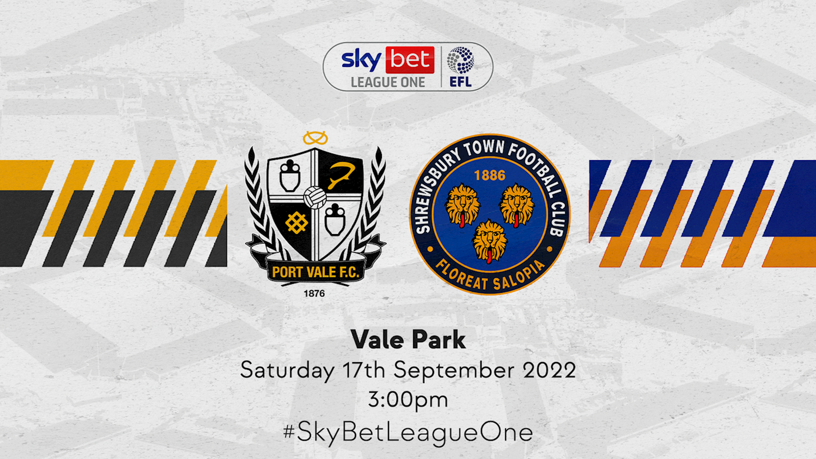 Port Vale vs Shrewsbury Town Buy Tickets Port Vale FC