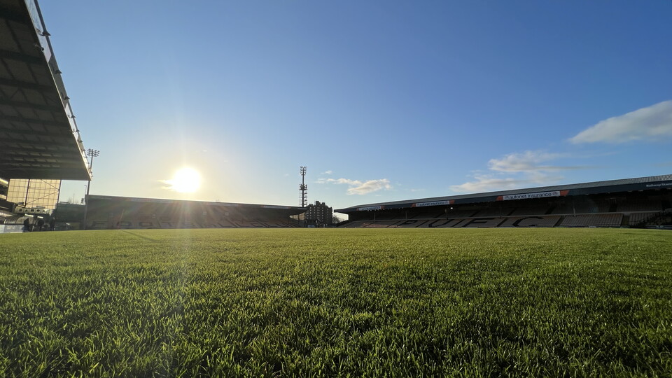 Vale Park in the sunshine