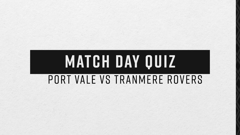 Match Day Quiz