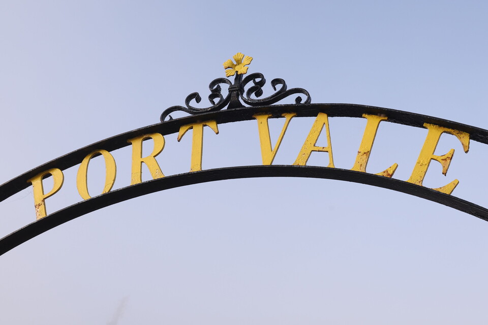 Port Vale Metal Sign Original