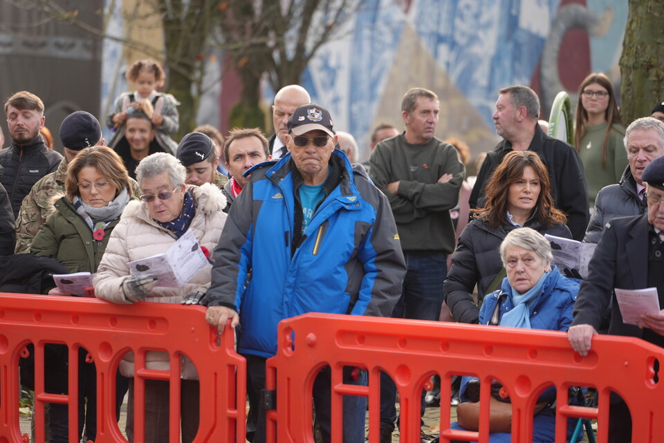 Port Vale supporter at Remembrance Sunday Service